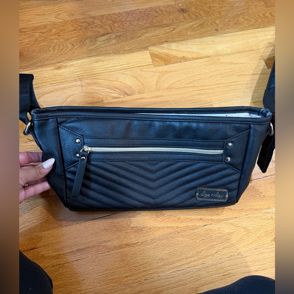 Black Itzy Ritzy stroller caddy